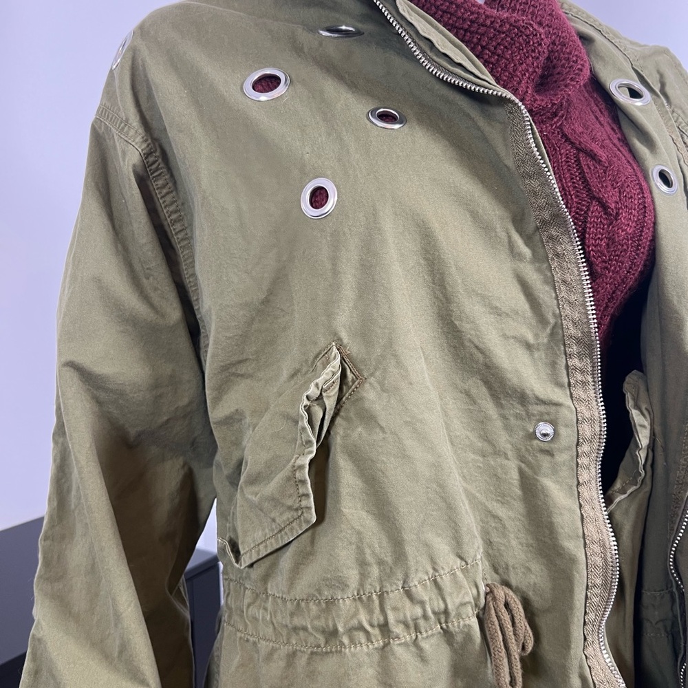 Love Tree Olive Utility Jacket - Picture 6 of 7
